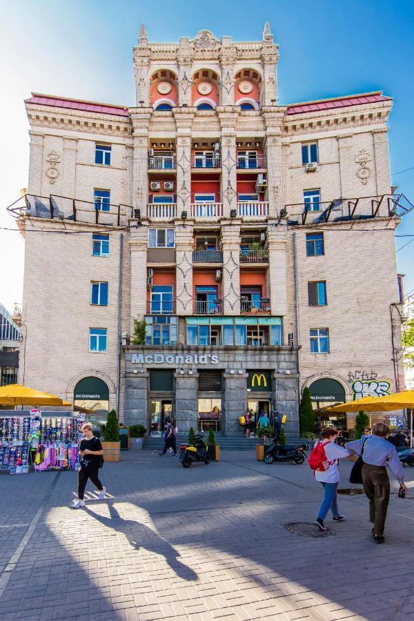 Однокімнатні Апартаменти На Майдані, Дистанційне Заселення 24Х7 Kiev Bagian luar foto