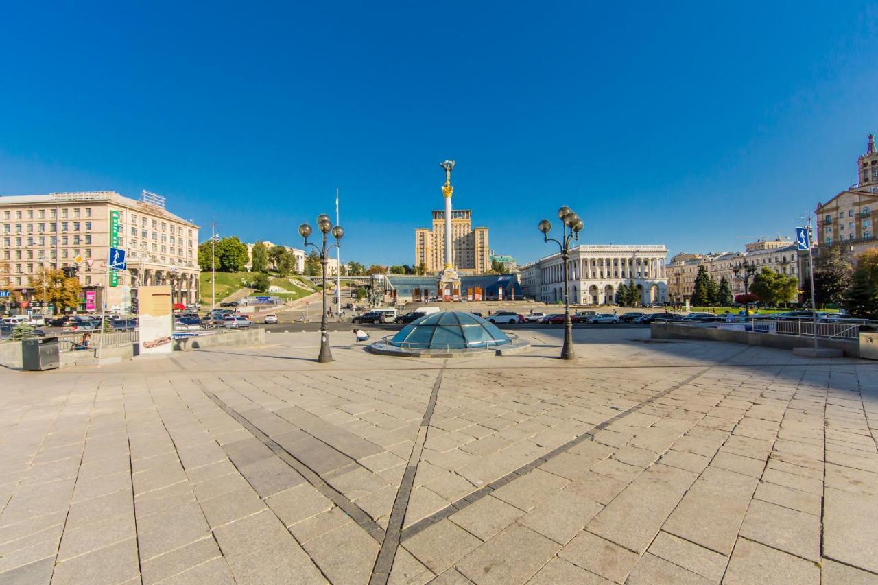 Однокімнатні Апартаменти На Майдані, Дистанційне Заселення 24Х7 Kiev Bagian luar foto