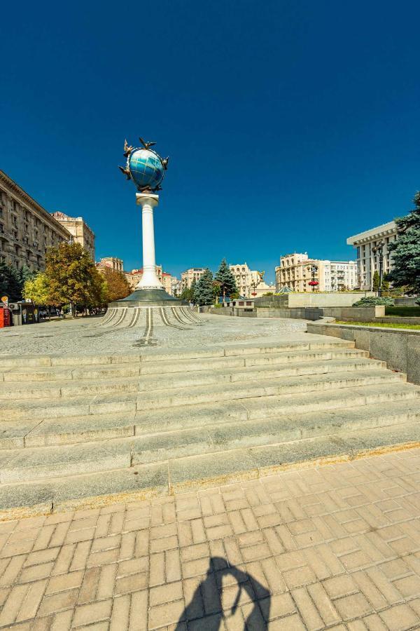 Однокімнатні Апартаменти На Майдані, Дистанційне Заселення 24Х7 Kiev Bagian luar foto